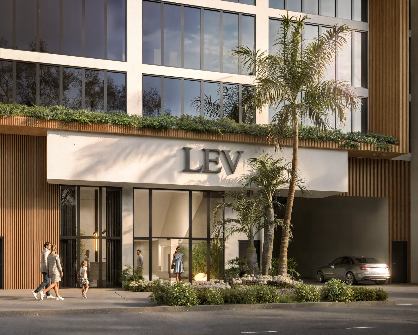 LEV arrival entrance