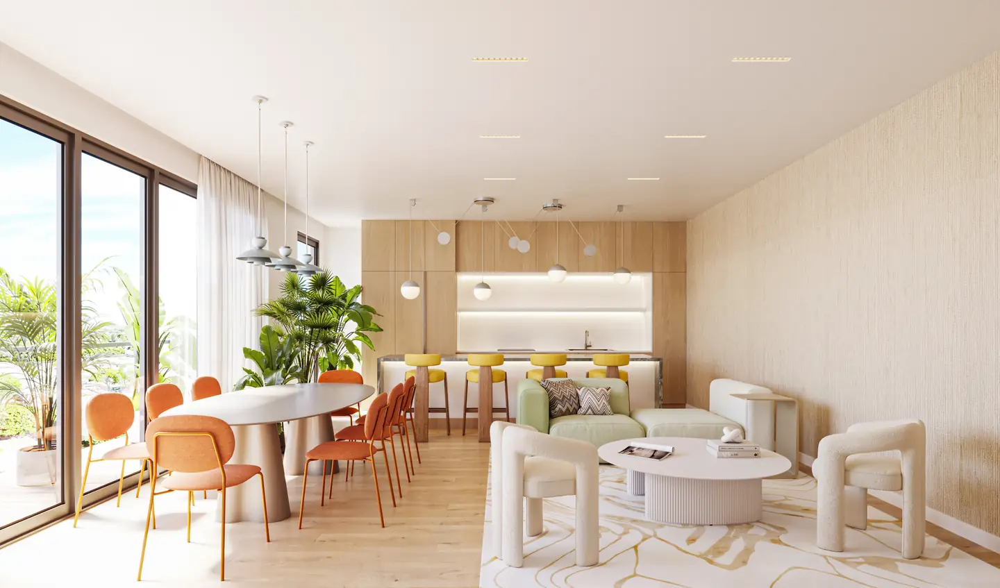 LEV party room for private dining and celebrations